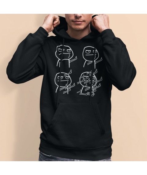 Худи "F*ck F*ck F*ck" Черный, M