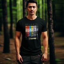 T-shirt with Kharkiv Hero City print