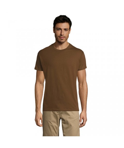 Men's dark brown T-shirt Regent