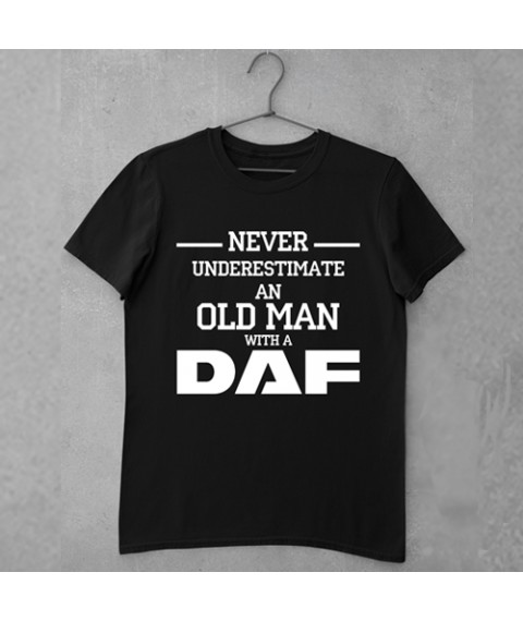 Men's T-shirt Daf Black, XL