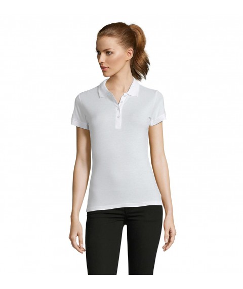 Women's polo shirt white M