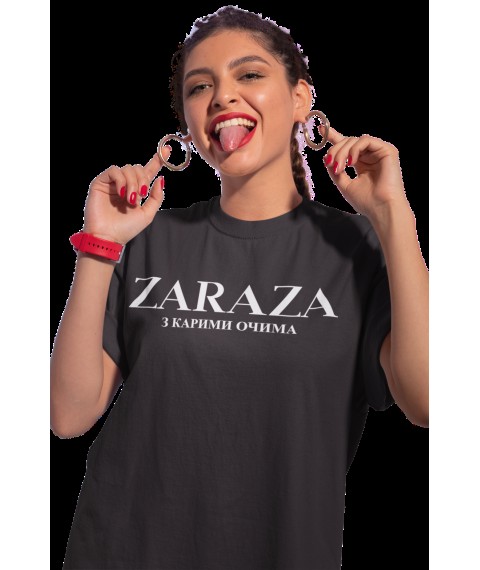 T-shirt over Zaraza with brown ochima, chorna