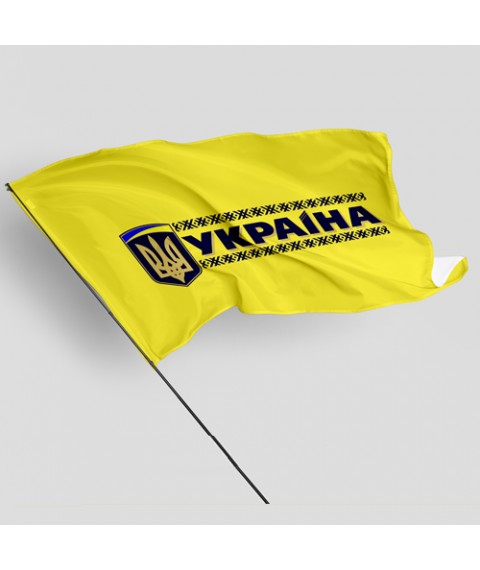 Флаг с принтом Україна 100, 150