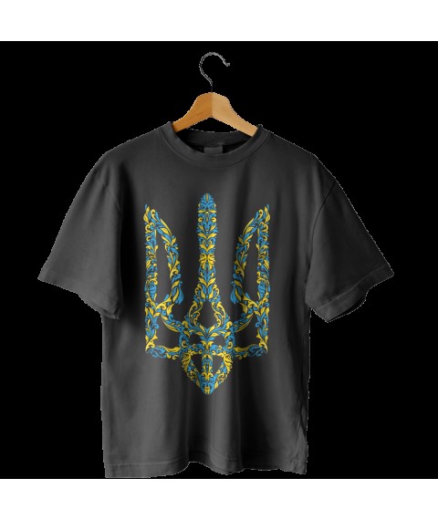 Oversized T-shirt "Quick Trident of Ukraine" L