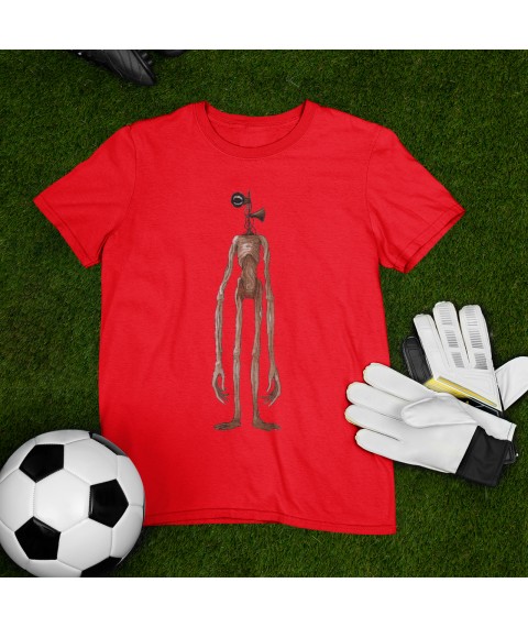 Футболка Сиреноголовый 12 лет (142см-152см), Красный