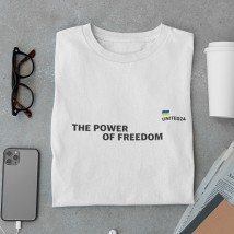 T-shirt "The Power of Freedom" White, XS