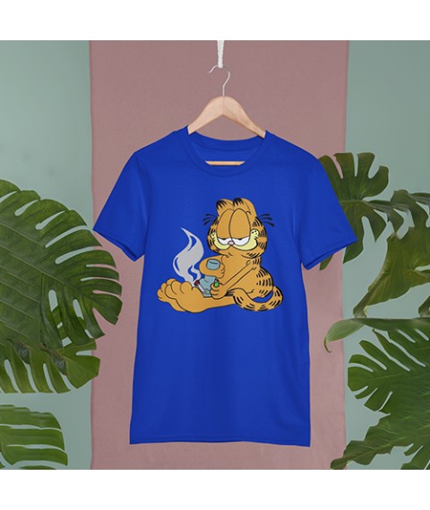 Men's T-shirt Garfield XS, Blue