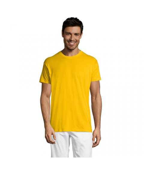Men's yellow T-shirt Regent XXL