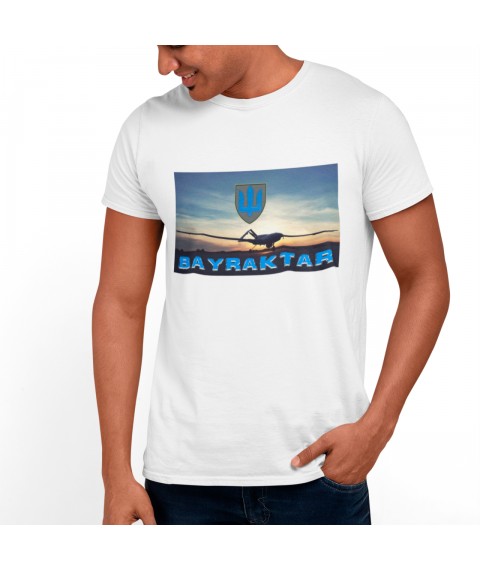 Men's T-shirt Bayraktar White, XS