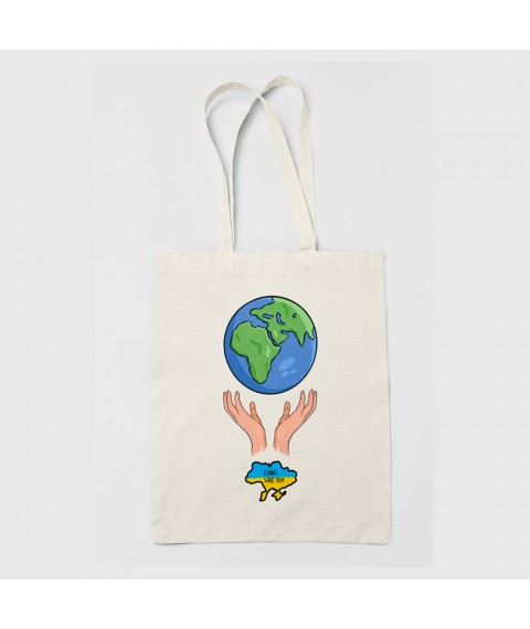 Eco shopper - bag I will save you White