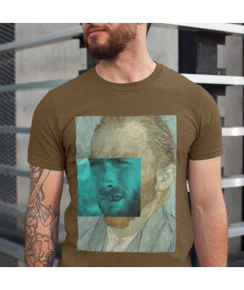 Men's T-shirt Vincent van Gogh Chocolate, XL