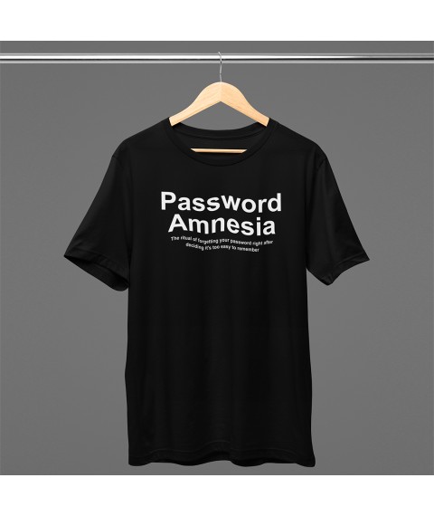Футболка з принтом Password Amnesia