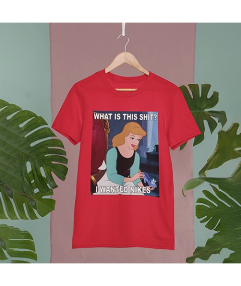 Women's T-shirt Cinderella XXL, Red