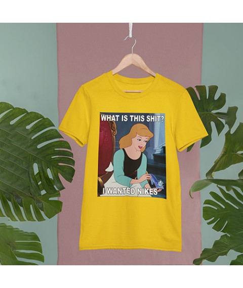 Women's T-shirt Cinderella M, Yellow