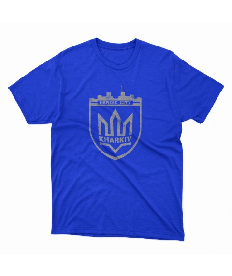 T-shirt KHARKIV Heroic city 2XL, Blue