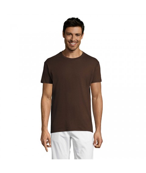Men's chocolate T-shirt Regent M