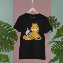 Men's T-shirt Garfield S, Black
