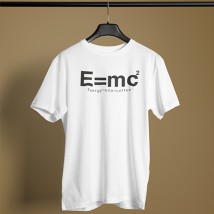 Футболка з принтом E=mc2