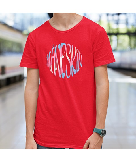 Maneskin T-shirt Red, M