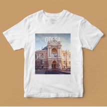 T-shirt white "Places of Ukraine" Odessa woman, 2XL