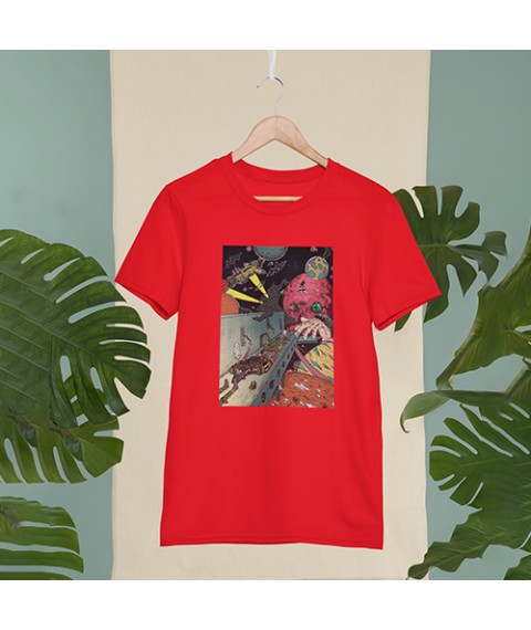Men's T-shirt Monsters XL, Red