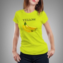 Футболка женская Yellow Желтый, XL