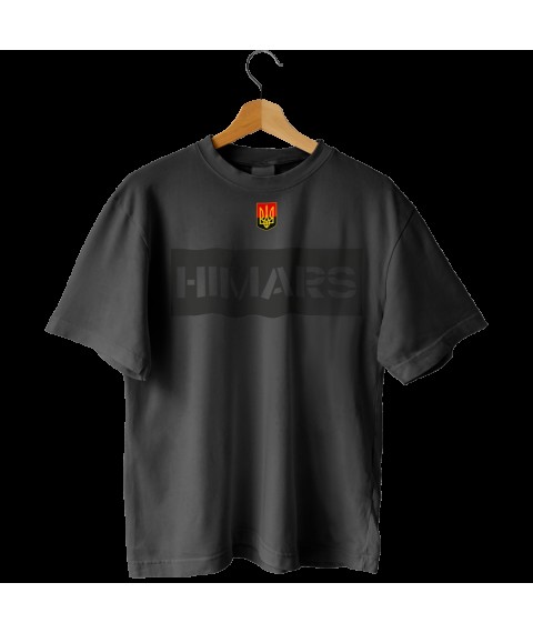 Oversized T-shirt, "HIMARS" Black, 2XL