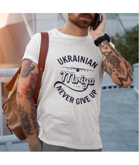 Men's T-shirt Ukrainian Dream white S