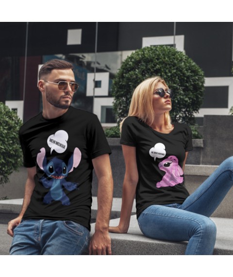 T-shirts for lovers Lilo and Stitch Black, 50, 52