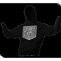 Unisex hoodie "Rusnya" insulated with fleece Black, 2XL