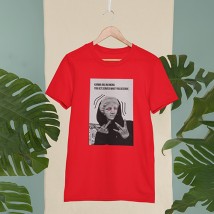 Men's T-shirt "Statue" XXL, Red