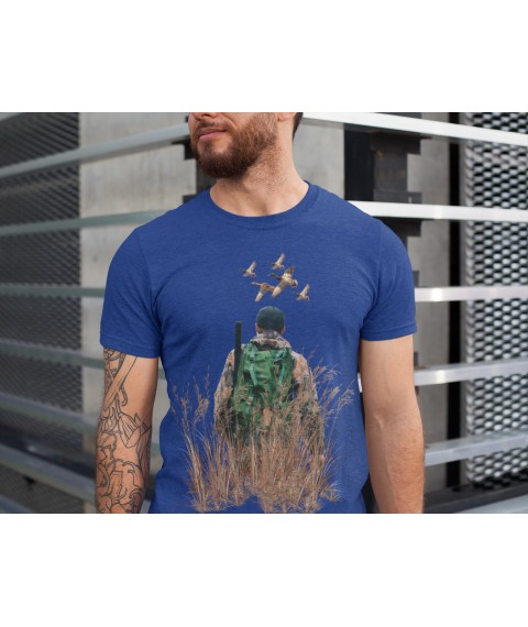 Men's T-shirt "Hunter" Blue, 3XL