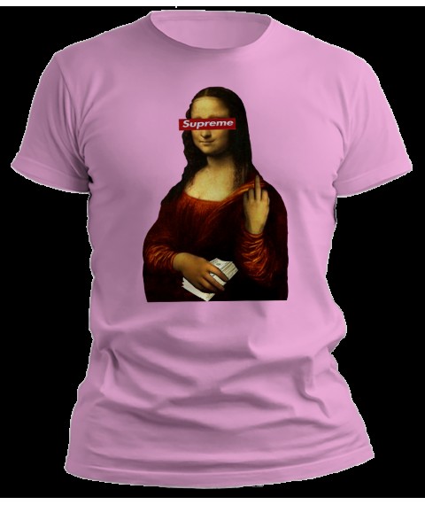 Футболка мужская Supreme Mona Розовый, XL