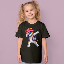 Children's T-shirt Patron 6-7 years old, Black