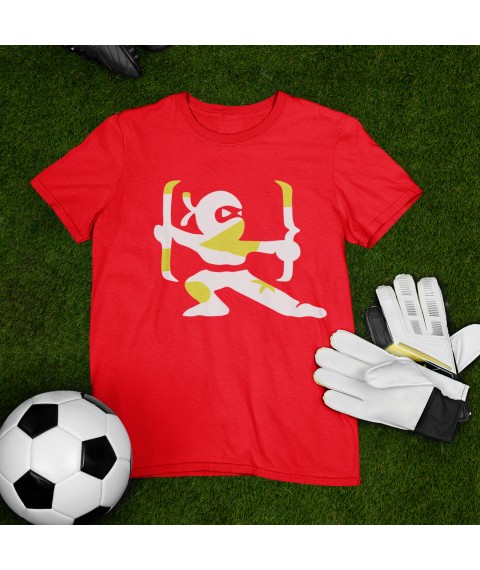 Men's ninja java XL T-shirt, Red