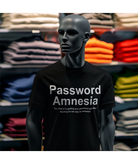 Футболка з принтом Password Amnesia