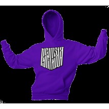 Unisex hoodie "Rusnya" insulated with fleece, Purple, M