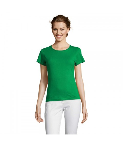 Women's light green T-shirt Miss M