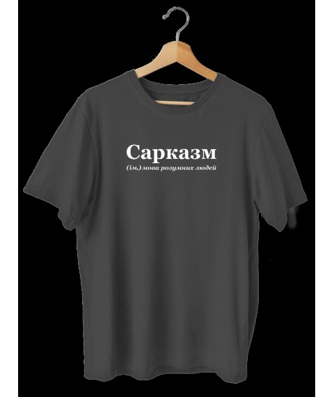 T-shirt Sarcasm L, Black