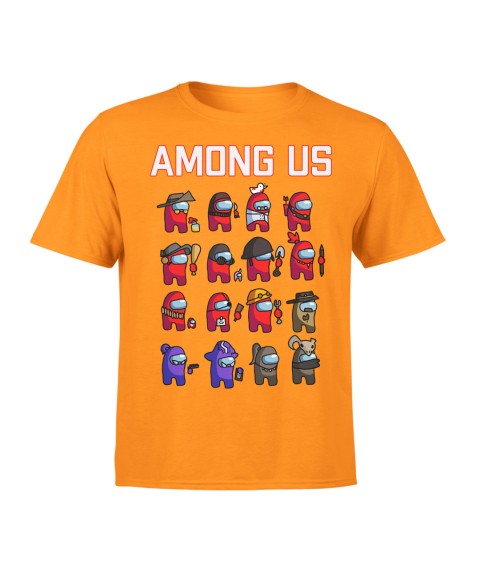 Children's T-shirt Amongi Orange, 118cm-128cm