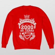 Awesome Years Sweatshirt Red, S