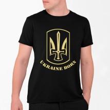 Men's black T-shirt "Ukraine born" XL