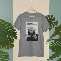 Футболка мужская статуя S, Серый