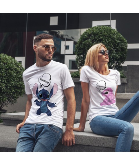 T-shirts for lovers Lilo and Stitch White, 52, 44
