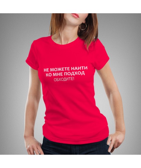 Women's T-shirt. Approach Red, XL