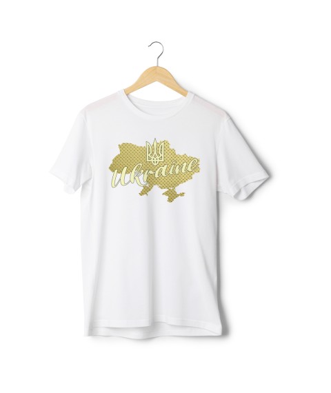 T-shirt "Ukraine" white oversized ML