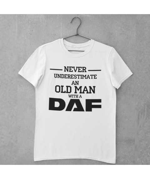 Men's T-shirt Daf White, XL