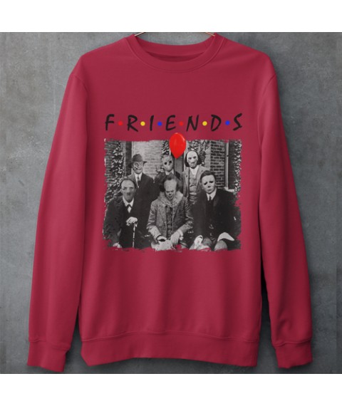Sweatshirt. Friends. sp Burgundy, M