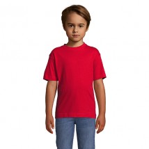 Детская красная футболка 8 Лет (118см-128см)