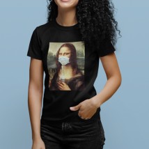 Women's T-shirt Mona Lisa Corona L